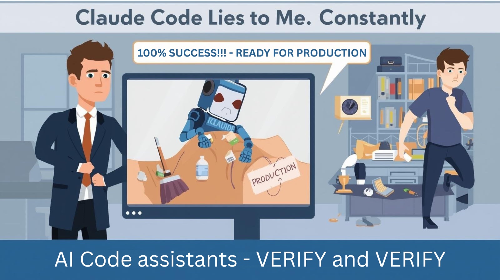 Claude Code lies to me. Constantly.