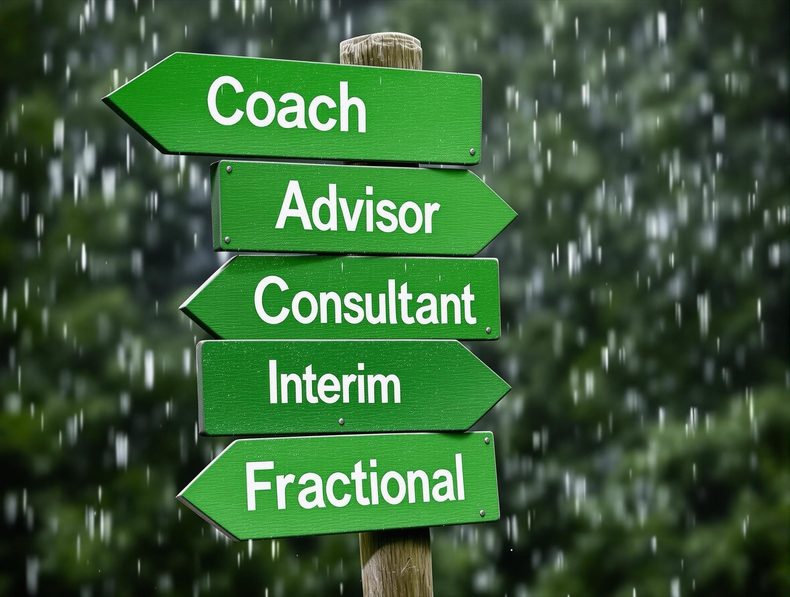 Snow falls on the consulting landscape…